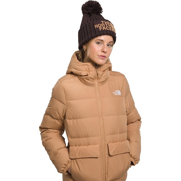 The North Face Jackets & Blazers - The North Face Gotham Down Jacket Almond Butter Women’s Hooded Puffer Medium